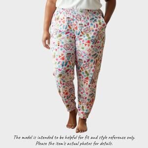 Secret Treasures Summer Print Plus Size 3X Pajama Pants 22W - 24W